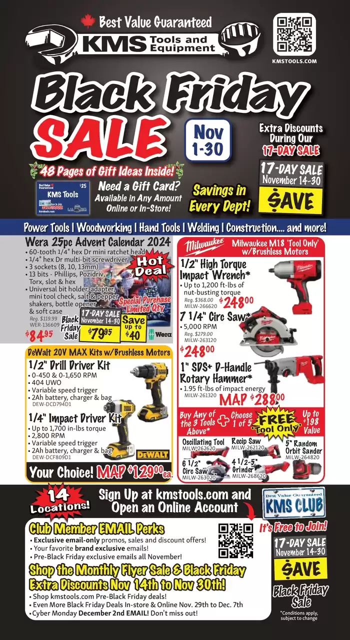 KMS Tools catalogue in Saint Albert | KMS Tools November 2024 Black Friday Sale | 2024-11-01 - 2024-11-15