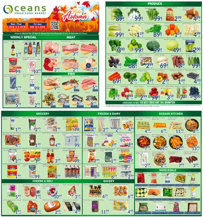 Oceans Fresh Food Market catalogue in Brampton | Weekly special Oceans Fresh Food Market | 2024-11-01 - 2024-11-15