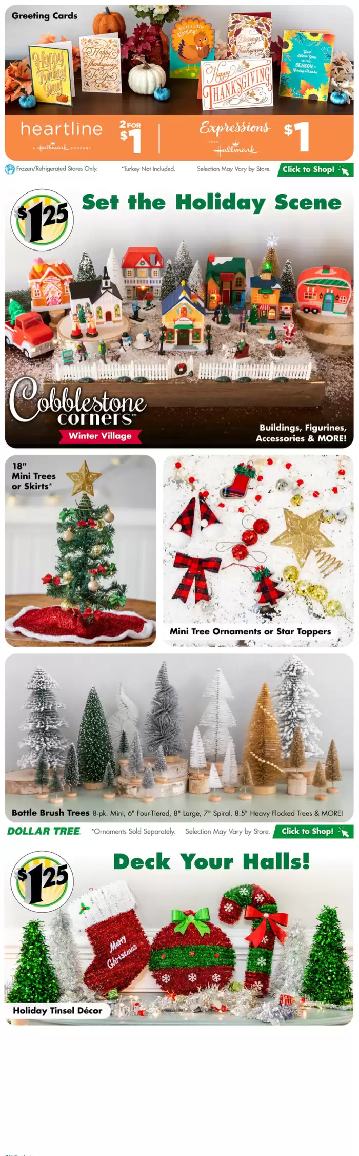 Dollar Tree catalogue in Ottawa | Holiday Lookbook 2024 | 2024-11-01 - 2024-11-28