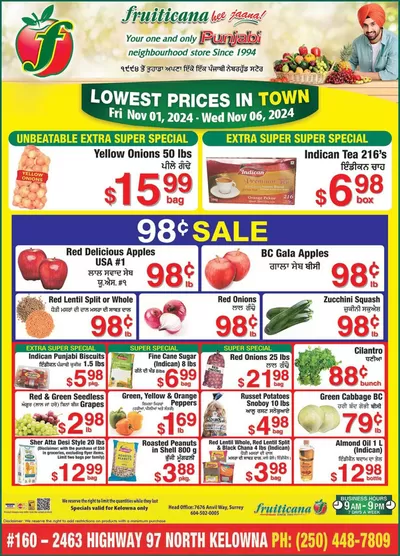 Fruiticana catalogue in Abbotsford | Our best bargains | 2024-11-02 - 2024-11-16