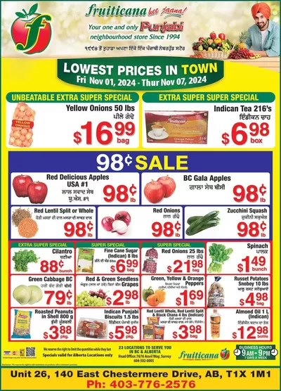 Fruiticana catalogue in Abbotsford | Top offers for smart savers | 2024-11-02 - 2024-11-16