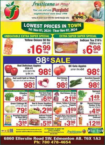 Fruiticana catalogue in Abbotsford | Exclusive deals for our customers | 2024-11-02 - 2024-11-16