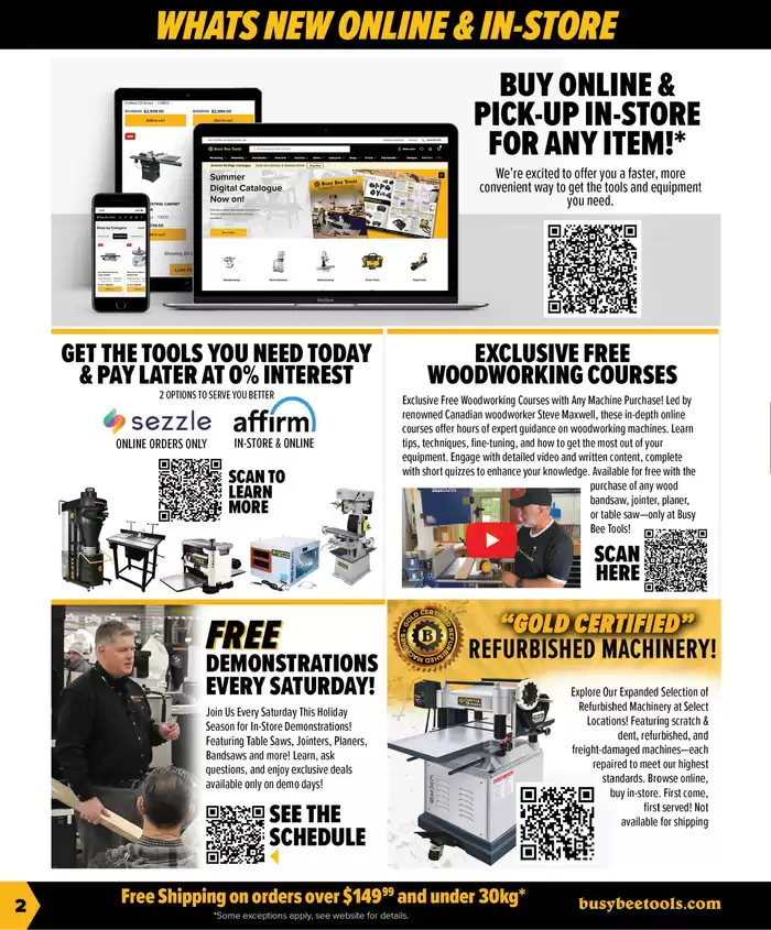 Busy Bee Tools catalogue in Edmonton | Busy Bee Tools Holiday Catalogue | 2024-11-04 - 2025-01-04