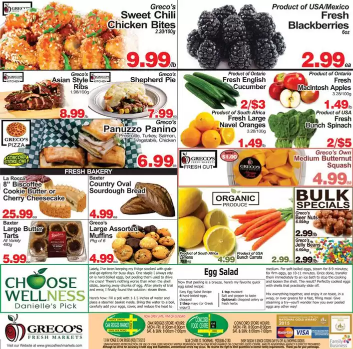 Greco's Fresh Markets catalogue in Richmond Hill | Current deals and offers | 2024-11-04 - 2024-11-14