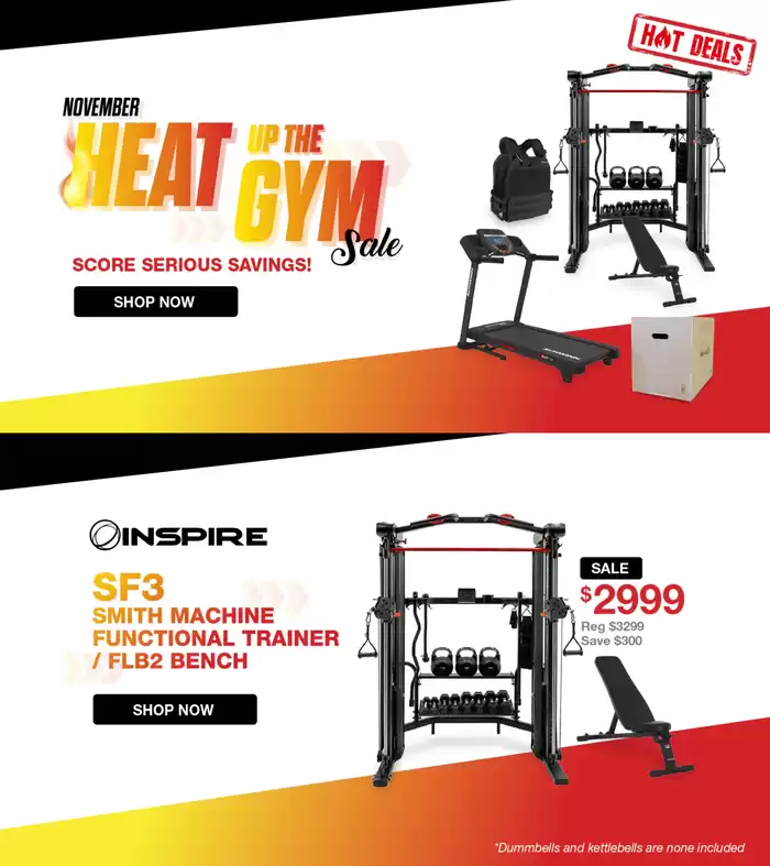 Flaman Fitness catalogue in Red Deer | Heat Up The Gym Sale | 2024-11-04 - 2024-11-30