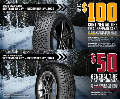 Automotive offers in Hudson Bay | Current deals and offers in OK Tire | 2024-11-04 - 2024-12-08