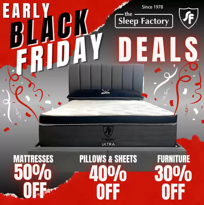 The Sleep Factory catalogue in Brampton | Early Black Friday Deals | 2024-11-04 - 2024-11-21