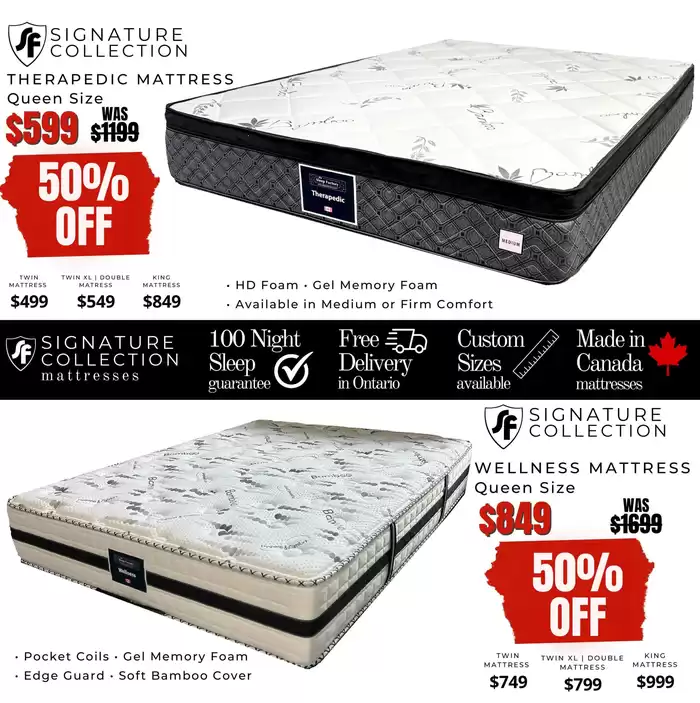 The Sleep Factory catalogue in Brampton | Early Black Friday Deals | 2024-11-04 - 2024-11-21