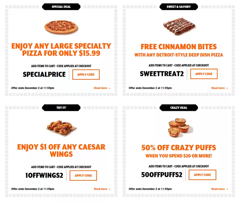 Little Caesars catalogue in Brantford | Current deals and offers | 2024-11-05 - 2024-12-02