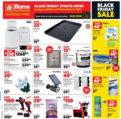 Home Hardware catalogue in Hudson Bay | Attractive special offers for everyone | 2024-11-07 - 2024-11-13