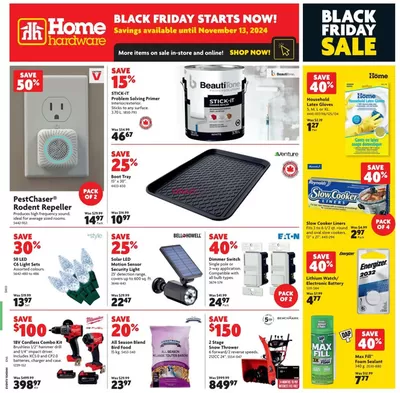 Home Hardware catalogue in Hudson Bay | Exclusive deals and bargains | 2024-11-07 - 2024-11-13