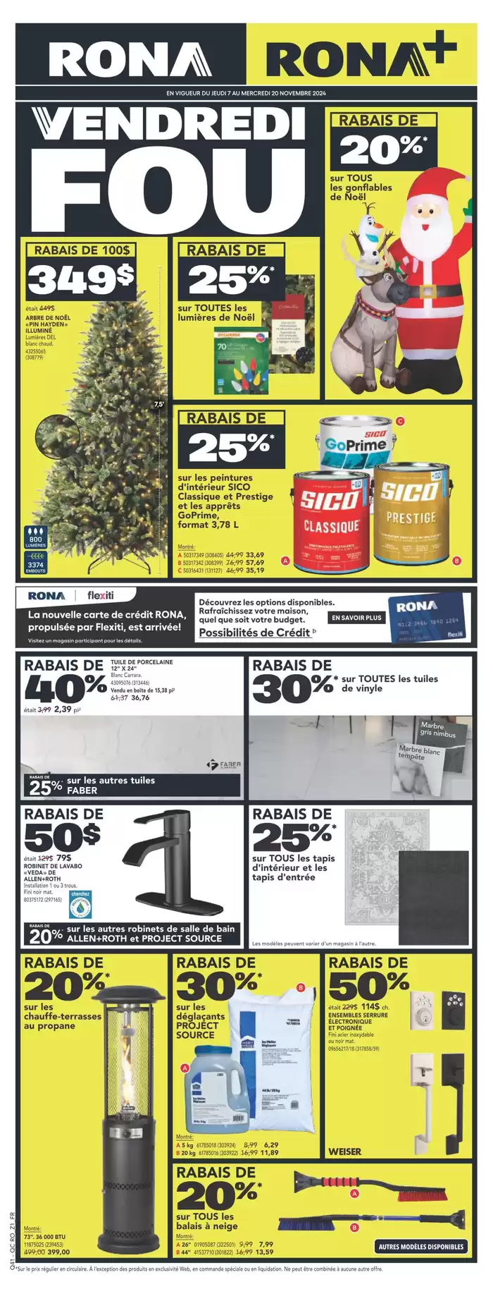 RONA catalogue in Montréal-Est | Exclusive deals for our customers | 2024-11-07 - 2024-11-13