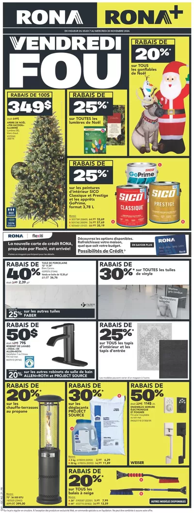 RONA catalogue in Chandler | Exclusive deals for our customers | 2024-11-07 - 2024-11-13