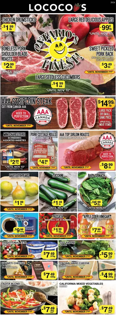 Lococos catalogue in Brantford | Lococos weekly flyer | 2024-11-06 - 2024-11-20