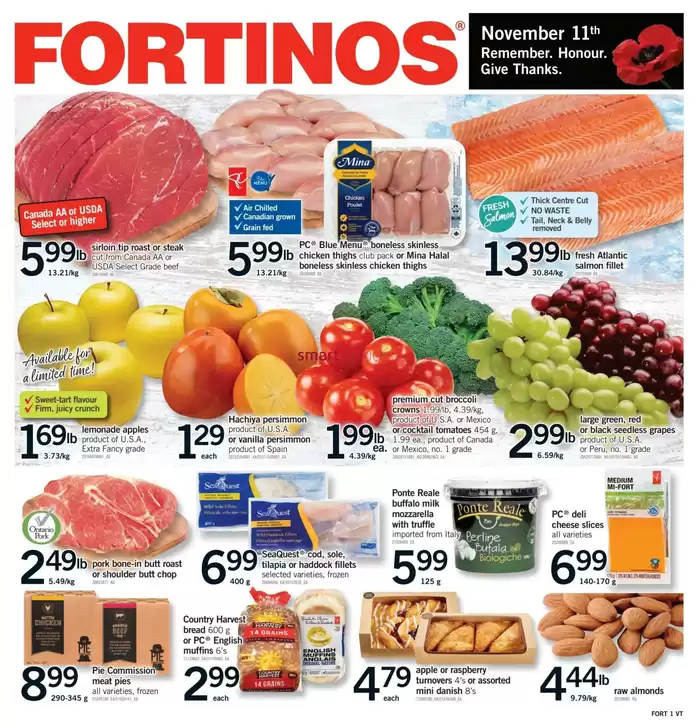 Fortinos catalogue in Vaughan | Fortinos weekly flyer | 2024-11-07 - 2024-11-13