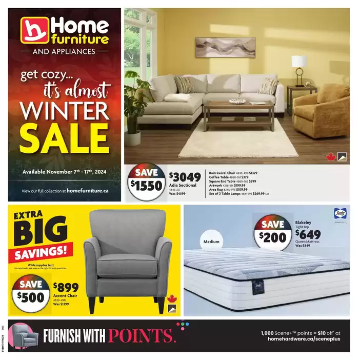 Home Furniture catalogue in Moncton | Winter Sale | 2024-11-06 - 2024-11-17