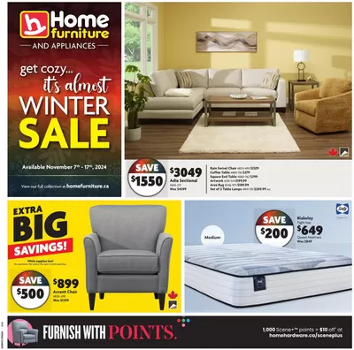 Home & Furniture offers in Kawartha Lakes | Winter Sale in Home Furniture | 2024-11-06 - 2024-11-17