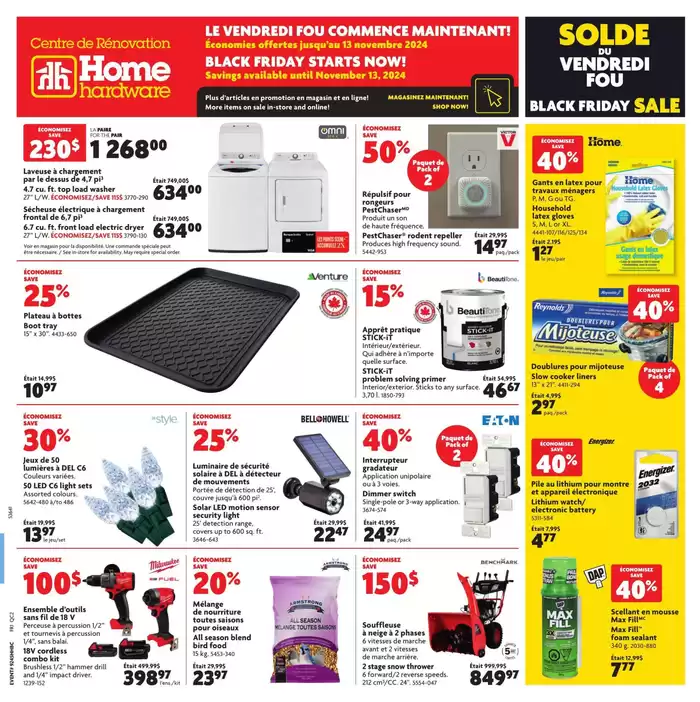 Home Hardware catalogue in Massey ON | Our best bargains | 2024-11-07 - 2024-11-13