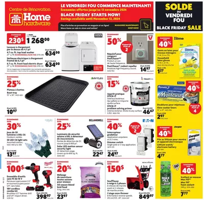 Home Hardware catalogue in Chandler | Our best bargains | 2024-11-07 - 2024-11-13