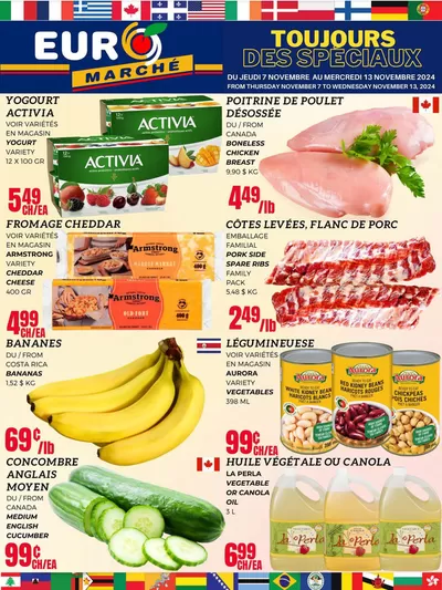 Grocery offers in Baie-D'Urfé | Discounts and promotions in Euromarché | 2024-11-07 - 2024-11-21