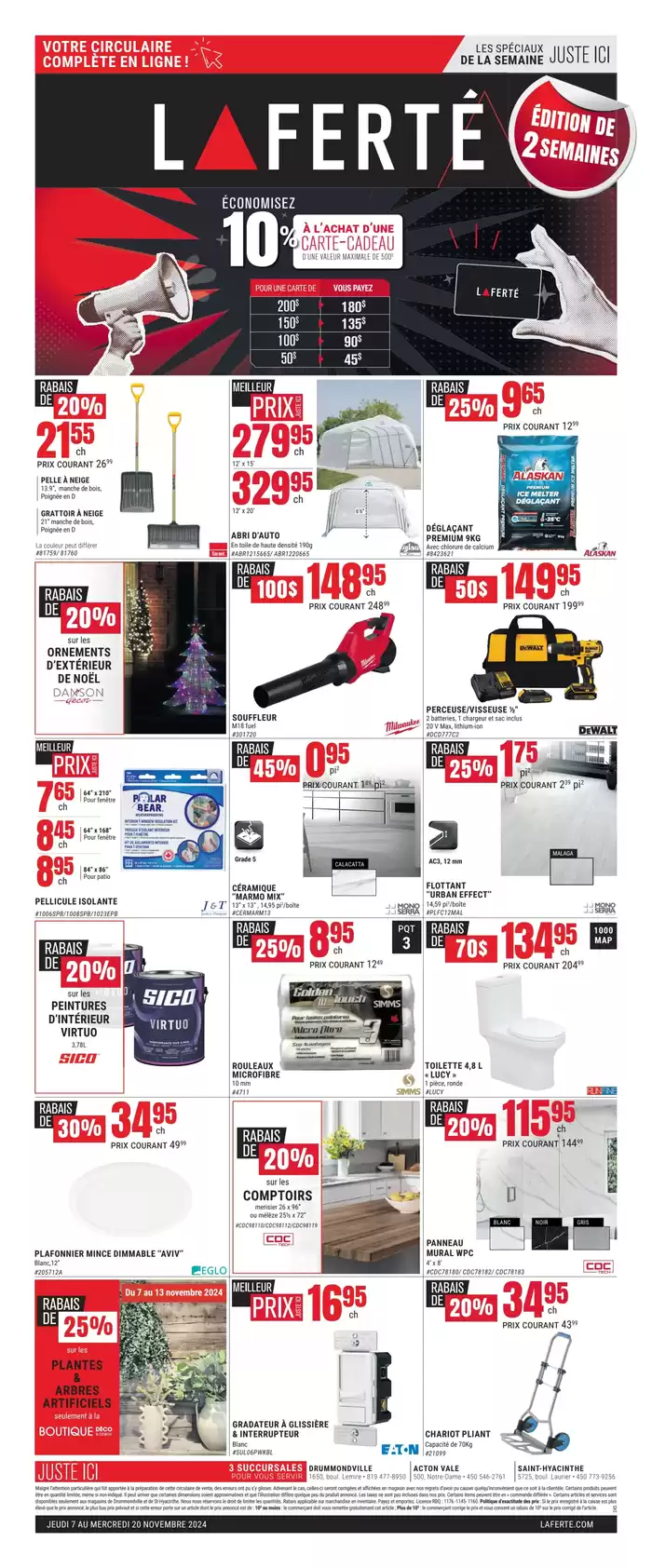 Laferté catalogue | Current deals and offers | 2024-11-07 - 2024-11-20