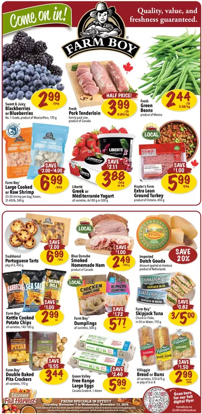 Farm Boy catalogue in Ottawa | Farm Boy weekly flyer | 2024-11-07 - 2024-11-21