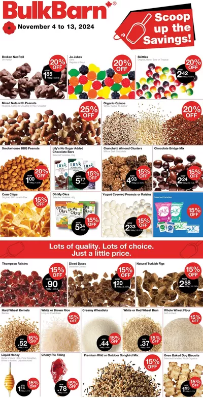 Bulk Barn catalogue in Montreal | Bulk Barn Weekly ad | 2024-11-04 - 2024-11-13