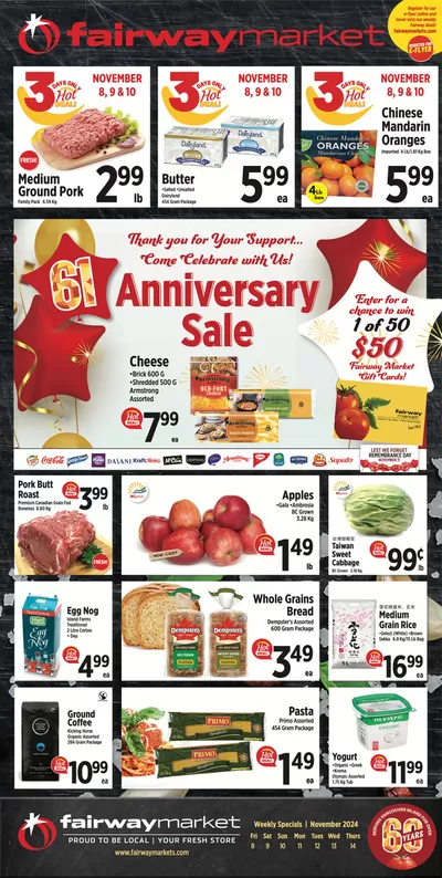 Fairway Market catalogue in Victoria BC | Fairway Market Weekly Flyer | 2024-11-07 - 2024-11-21