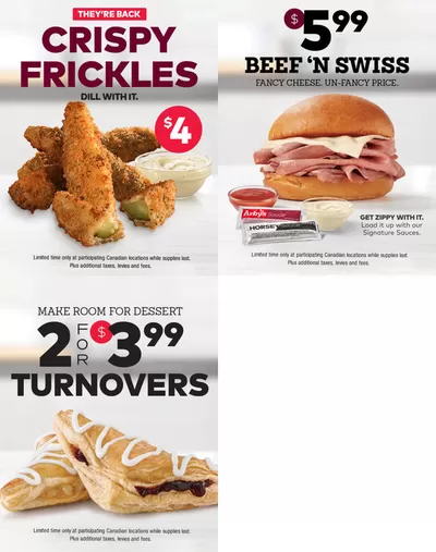 Restaurants offers in Saint Albert | Current deals and offers in Arbys | 2024-11-07 - 2024-11-21