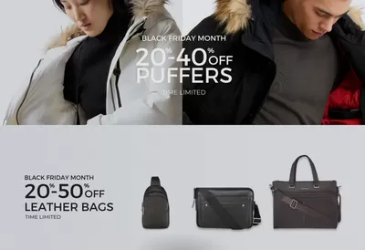 Clothing, Shoes & Accessories offers in Montreal | Black Friday Event in Danier | 2024-11-07 - 2024-11-21