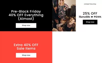 Clothing, Shoes & Accessories offers in Joliette | Pre Black Friday Sale in Penningtons | 2024-11-08 - 2024-11-22