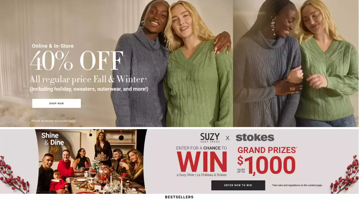 Suzy Shier catalogue in Prince Albert | 40% Off Sale | 2024-11-08 - 2024-11-22