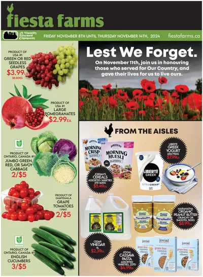 Fiesta Farms catalogue in Toronto | Fiesta Farms | 2024-11-08 - 2024-11-22