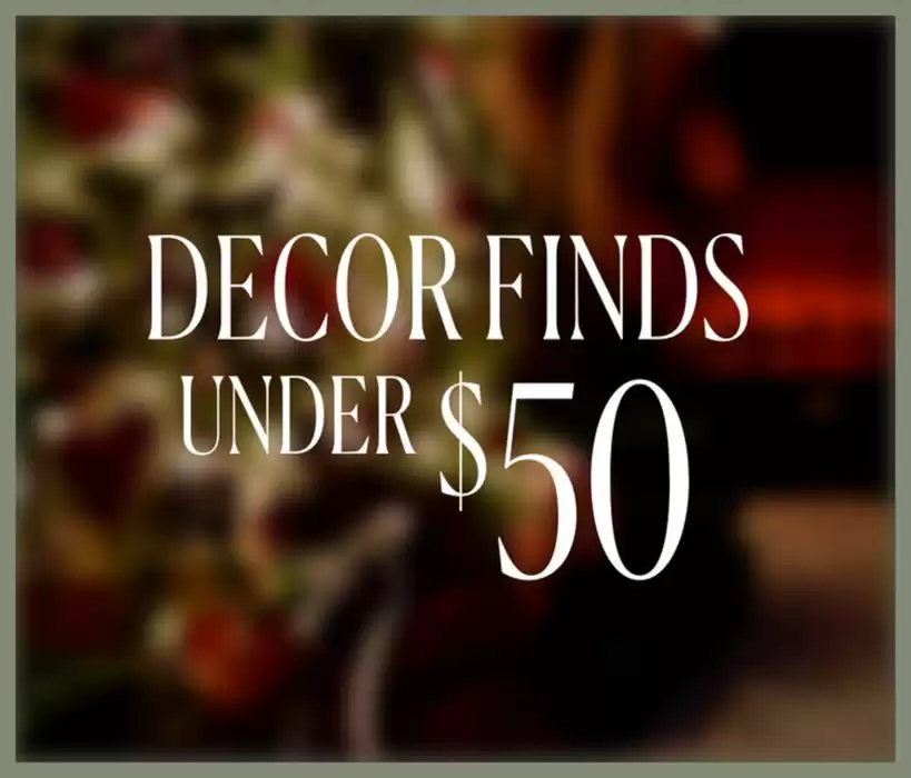 Simons catalogue in Toronto | Decor Finds Under $50 | 2024-11-08 - 2024-11-22