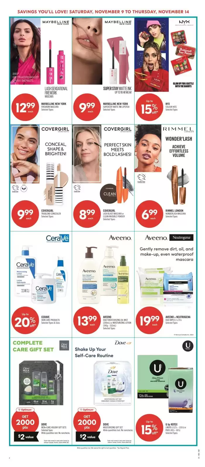 Shoppers Drug Mart catalogue in Brantford | Exclusive bargains | 2024-11-09 - 2024-11-14