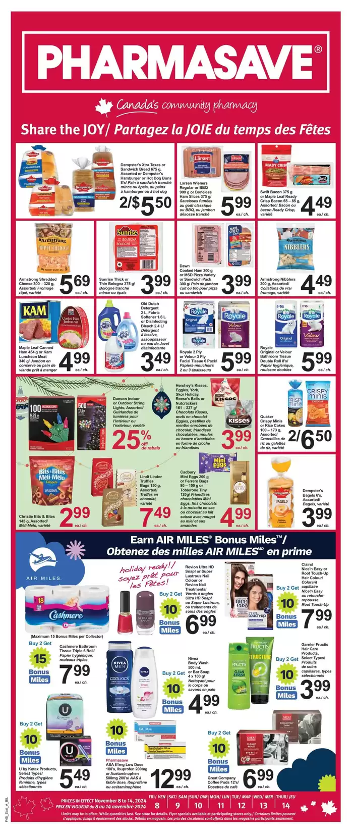 Pharmasave catalogue in Vancouver | Pharmasave weekly flyer | 2024-11-08 - 2024-11-14