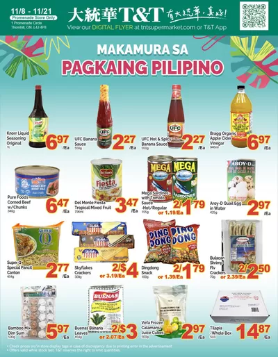 T&T Supermarket catalogue in Markham | Wide range of offers | 2024-11-08 - 2024-11-21