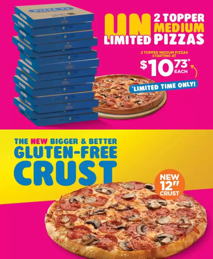 Pizza 73 catalogue in Prince George | Current deals and offers | 2024-11-08 - 2024-11-22