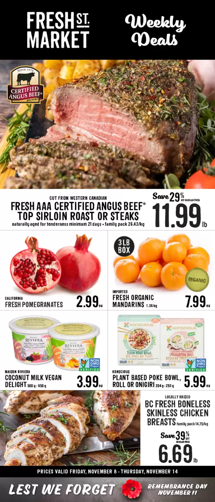 Fresh St Market catalogue in Kamloops | Exclusive bargains | 2024-11-08 - 2024-11-22