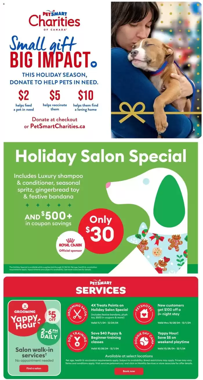 Petsmart catalogue in Vancouver | Petsmart weekly flyer | 2024-11-07 - 2024-11-20