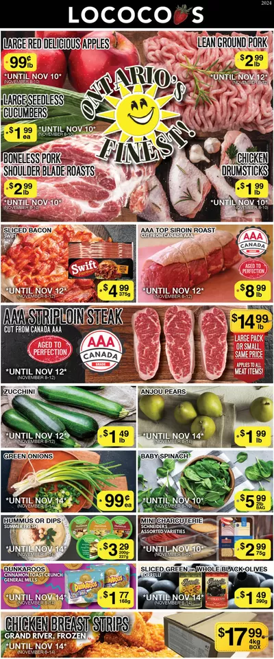 Lococos catalogue in Brantford | Lococos weekly flyer | 2024-11-08 - 2024-11-22