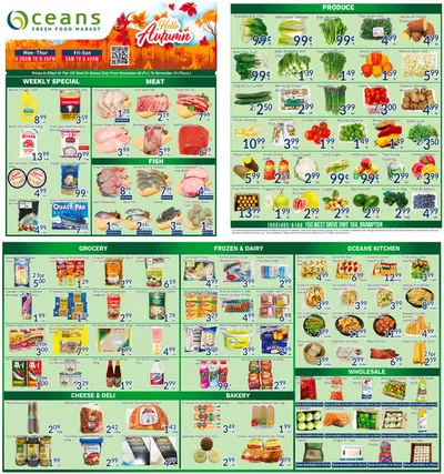 Oceans Fresh Food Market catalogue in Brampton | Weekly special Oceans Fresh Food Market | 2024-11-08 - 2024-11-22