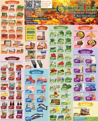 Oceans Fresh Food Market catalogue in Brampton | Great discounts on selected products | 2024-11-08 - 2024-11-22