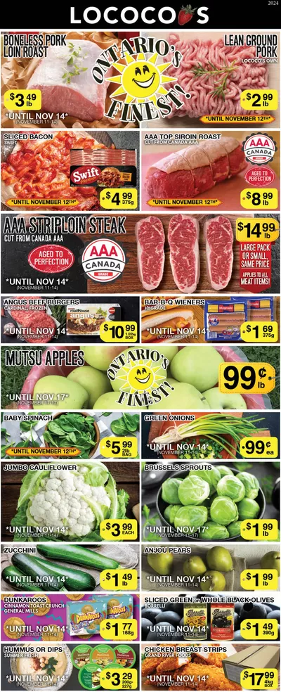 Lococos catalogue in Brantford | Lococos weekly flyer | 2024-11-11 - 2024-11-25