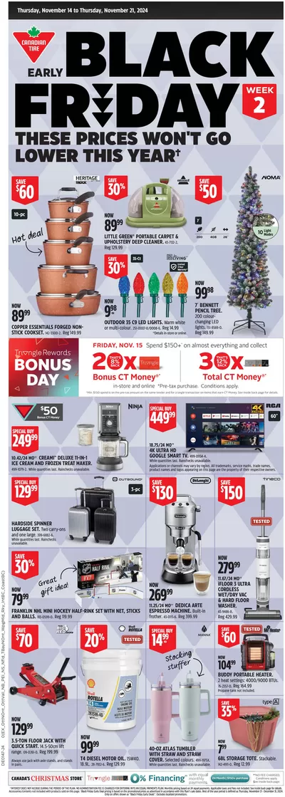 Canadian Tire catalogue in Sault Ste. Marie | Great discounts on selected products | 2024-11-14 - 2024-11-21