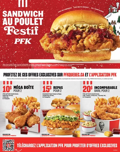 KFC catalogue in Gatineau | Festive Chicken Sandwich | 2024-11-11 - 2025-01-05