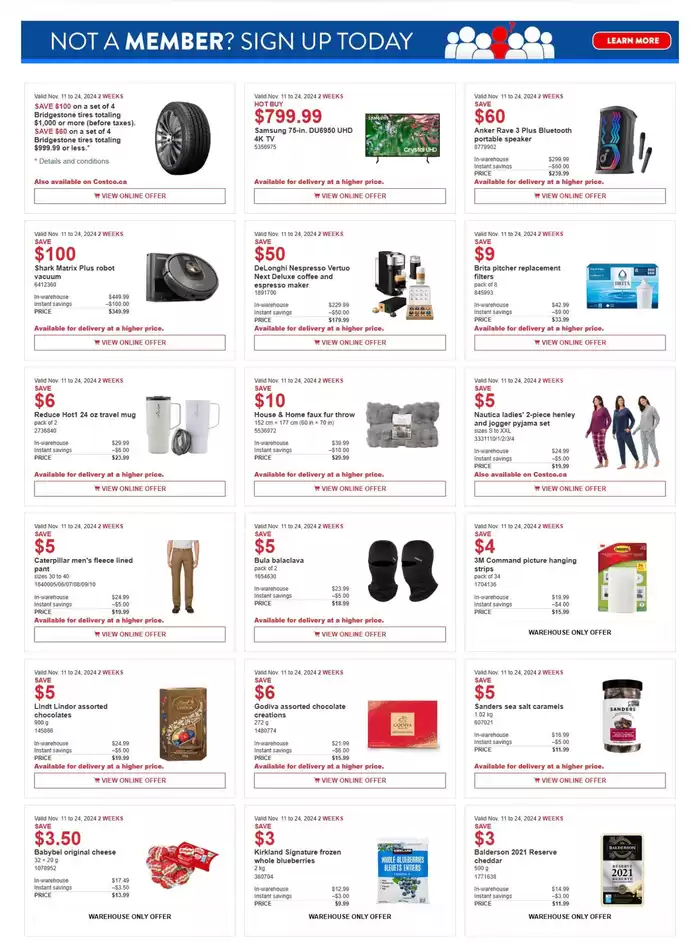 Costco catalogue in Calgary | Current deals and offers | 2024-11-11 - 2024-11-24