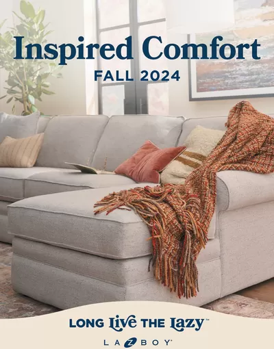 Home & Furniture offers in Sainte-Anne-de-Bellevue | Inspired Comfort Fall 2024 in La Z Boy | 2024-11-11 - 2024-11-30