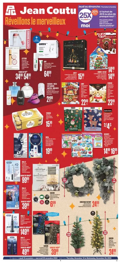 Jean Coutu catalogue in Moncton | Special Insert | 2024-11-14 - 2024-11-20