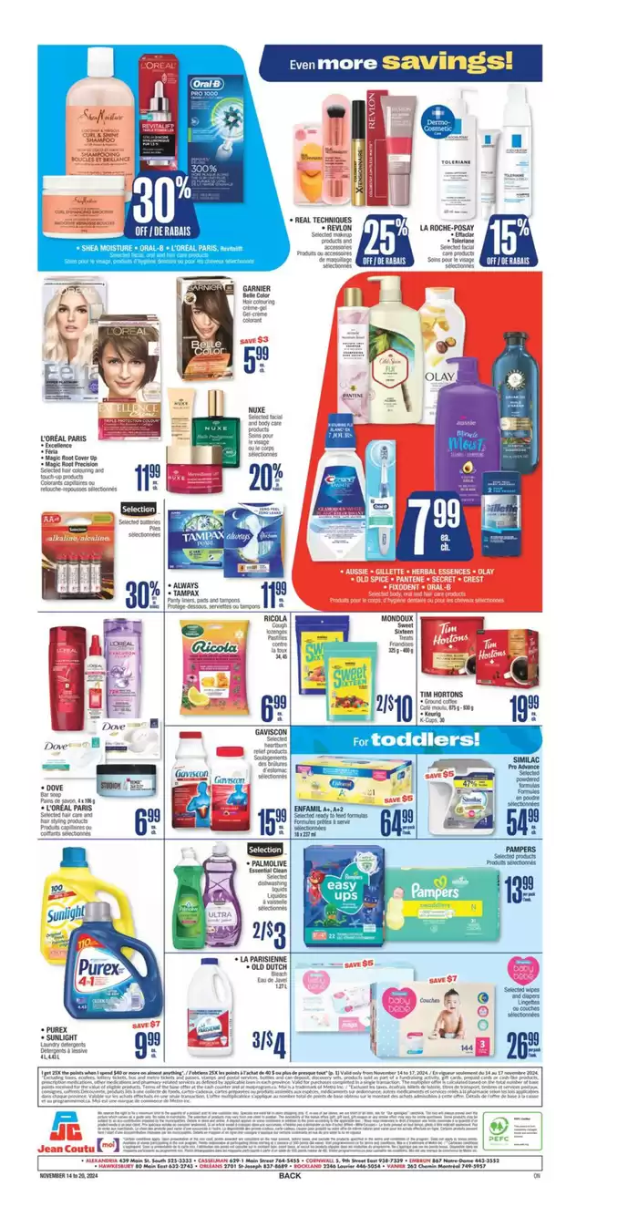 Jean Coutu catalogue in Moncton | Save now with our deals | 2024-11-14 - 2024-11-20